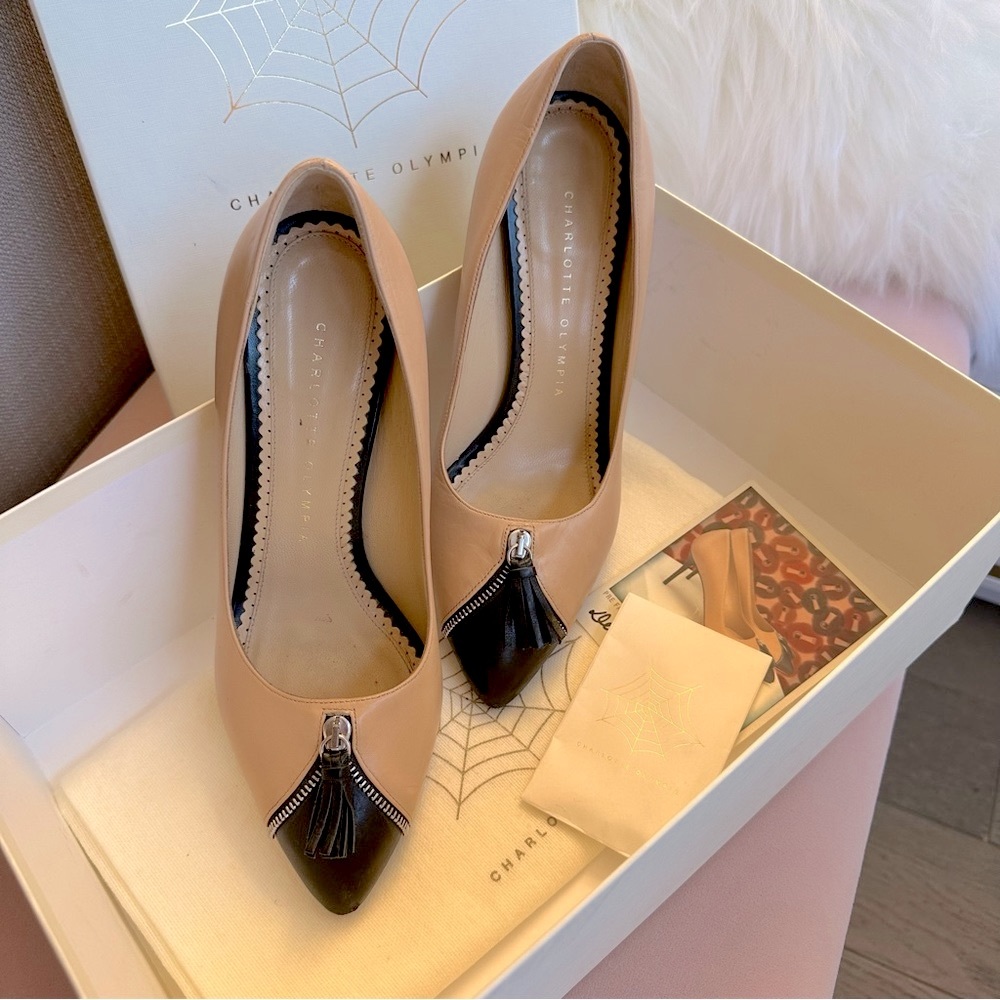 Charlotte Olympia Desiree Unzipped Heels | US36.5